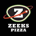 zeeks pizza logo Ad