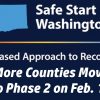 Washington Safe Start logo, phase 2