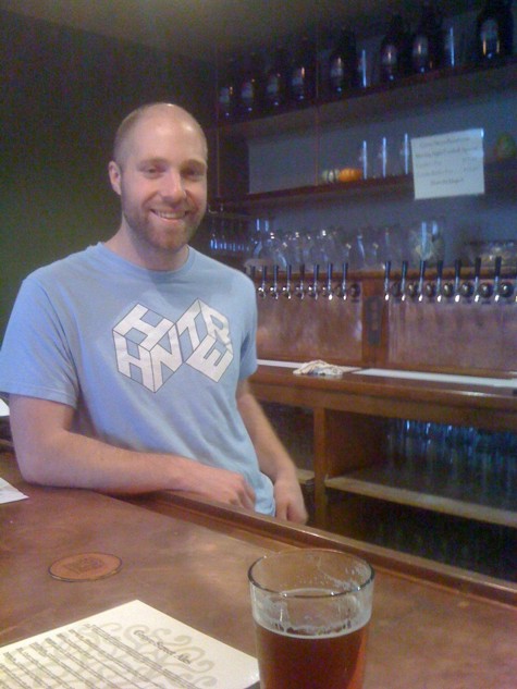 Adam Orrick. Brewer, bartender, janitor and host.