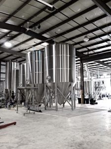 Shiny new fermenters. Photo unceremoniously boosted from Goodlife's Facebook page. 