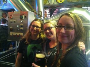 Women of Pike, brewing beer for the event
