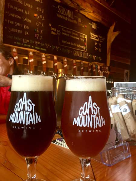 Photo from my last visit to Coast Mountain Brewing.