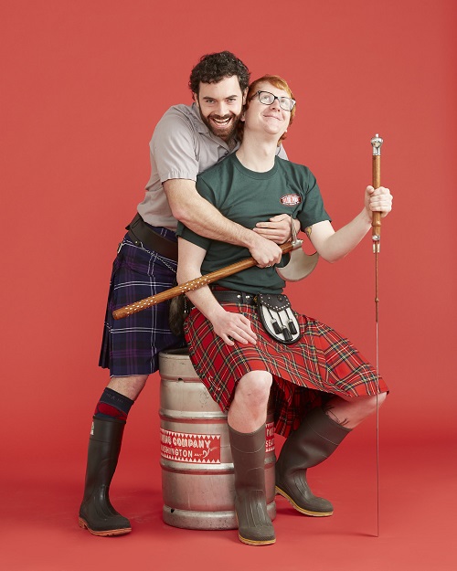 One more photo, for good measure. Because kilts.