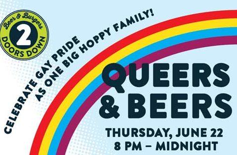 Queers and Beers event this Thursday at Two Doors Down