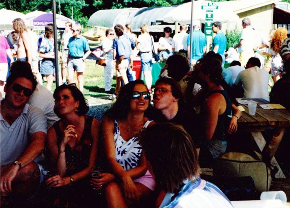 My crew hanging at the herb farm. Beer festival in 1995. 