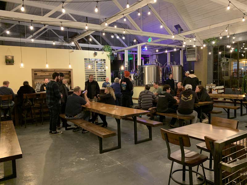 good society brewery, a picture from the opening.