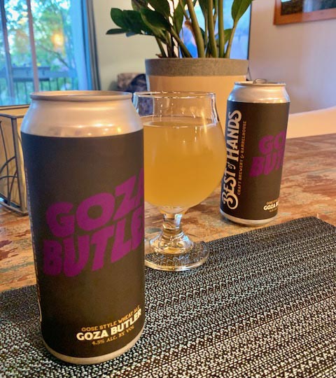 goza butler - a gose from Best of Hands Brewery, an homage to Geezer Butler and Black Sabbath.
