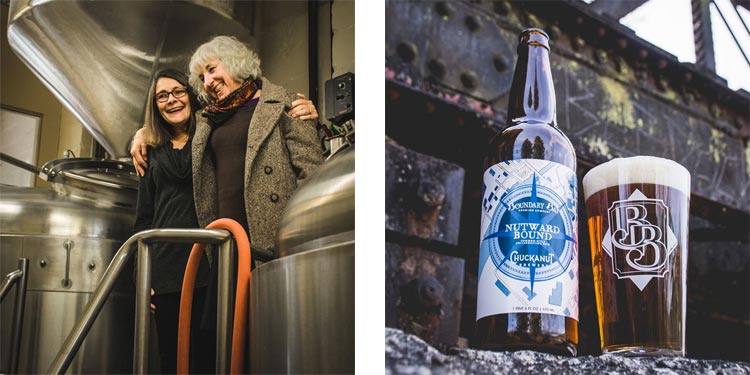 boundary bay brewery and chuckanut brewery collaborate for Nut Bound common-style ale