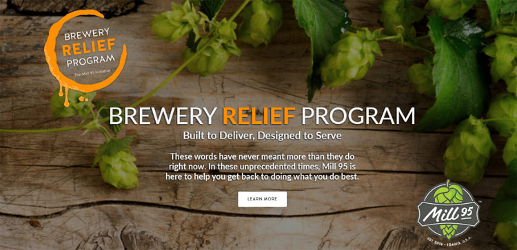 mill 95 - idaho hop producer offering assistance for impacted breweries