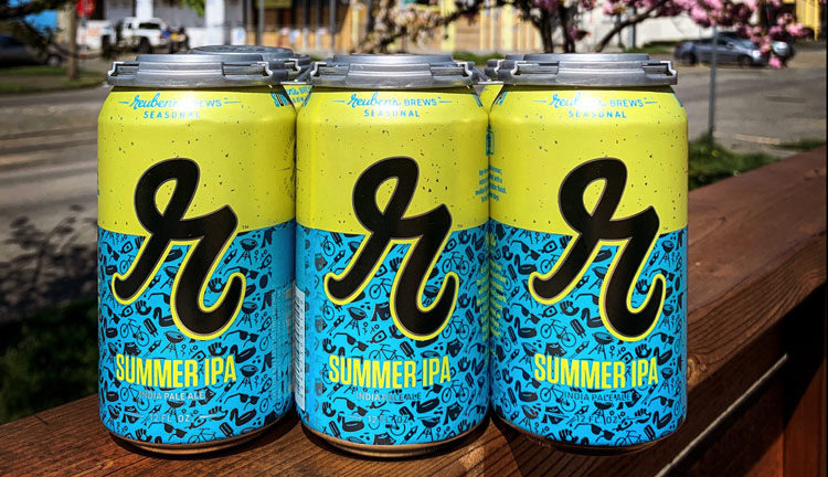reuben's brews summer ipa - now available