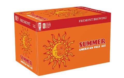 fremont brewing company. Summer ale. six pack.