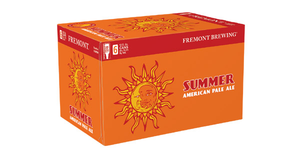 fremont brewing company. Summer ale. six pack.