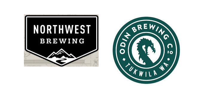 odin bjrewing and northwest brewing logos