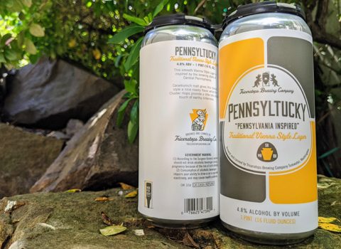 Triceratops Pennsyltucky vienna lager in 16-ounce cans