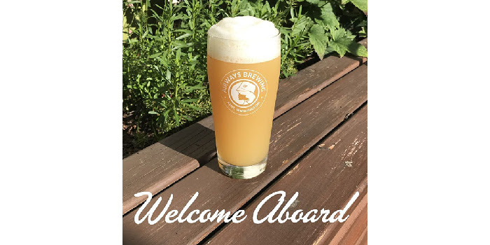 welcome aboard ipa from airways brewing.