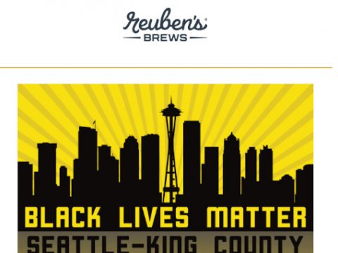 Reuben's Brews supports black lives matter.