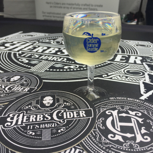 One of the great ciders I discovered at Cider Summit: Herb's Cider from Bellingham.