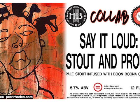 Hellbent Brewing Say it Loud Stout and Proud.