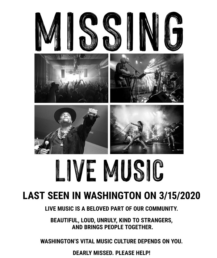 keep music live washington poster