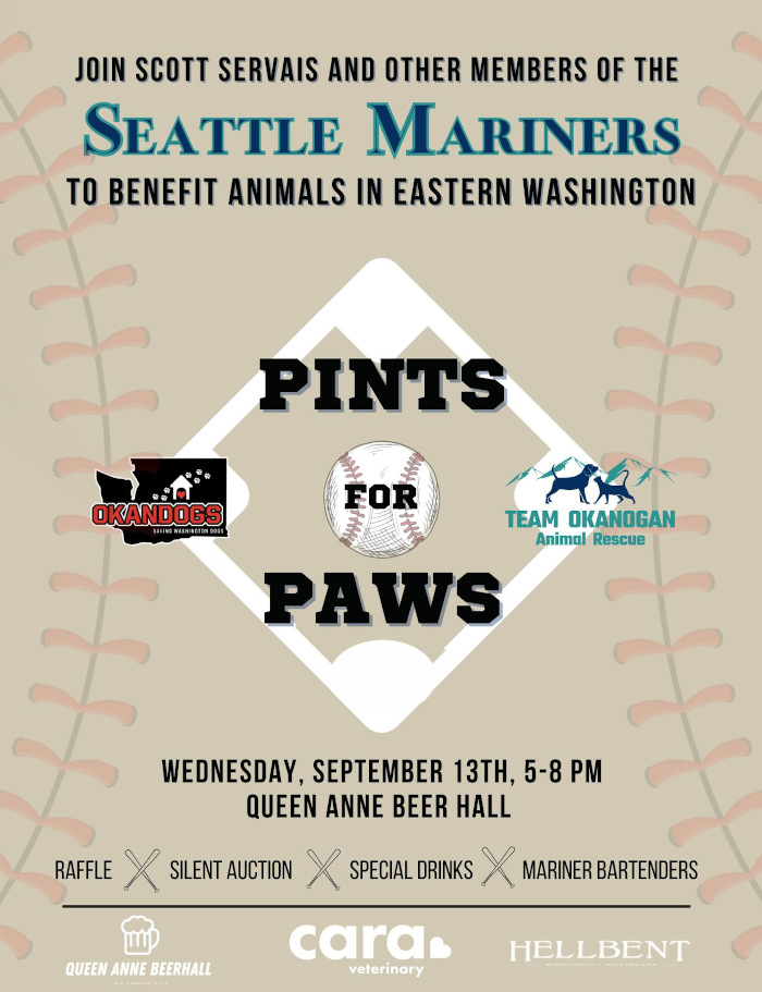 The Mariners invite you to a beer-fueled fundraiser Wed., Sept. 13