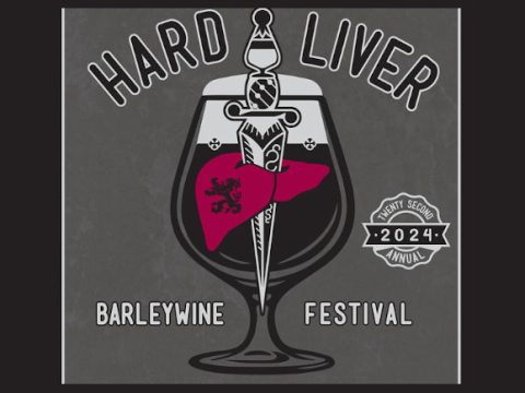 Poster for HardLiver Fest at Brouwer's Cafe.