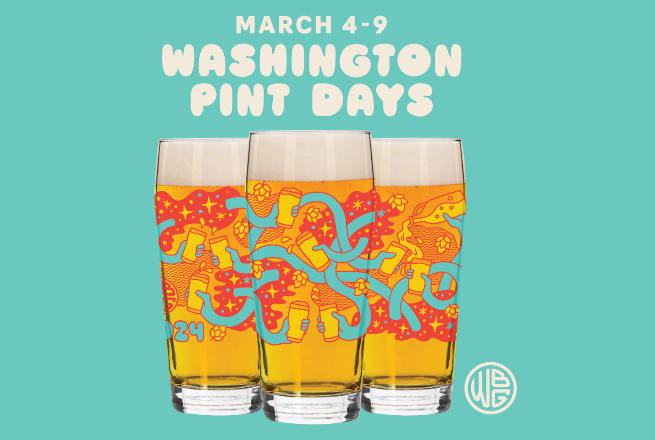 Poster for Washington Pint Days.