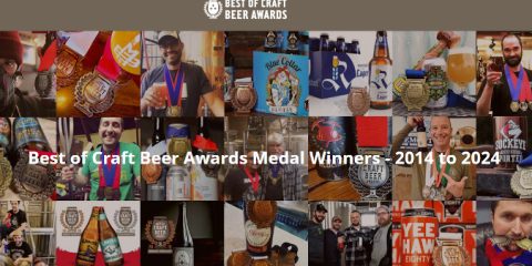 A collage of images from the Best of Craft Beer Awards.