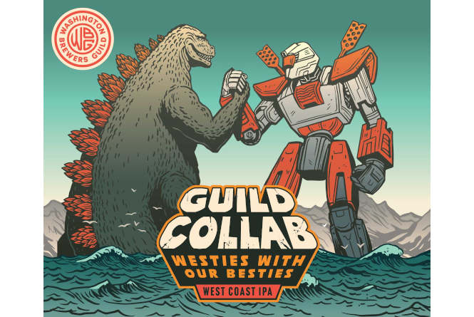 The 2024 Washington Brewers Guild collaboration beer project.