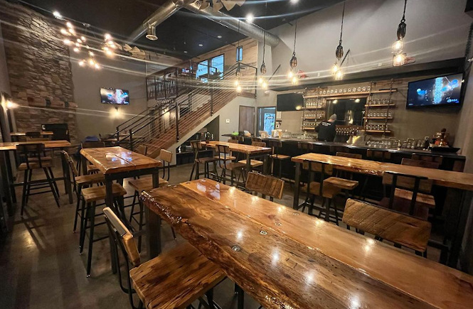 Interior of the new Whistle Punk Brewing location.
