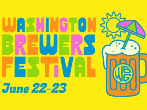 A banner for the Washington Brewers Festival.