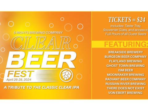 Poster for Clear Beer Fest.