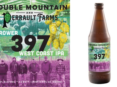 Label artwork for Grower 397 IPA.