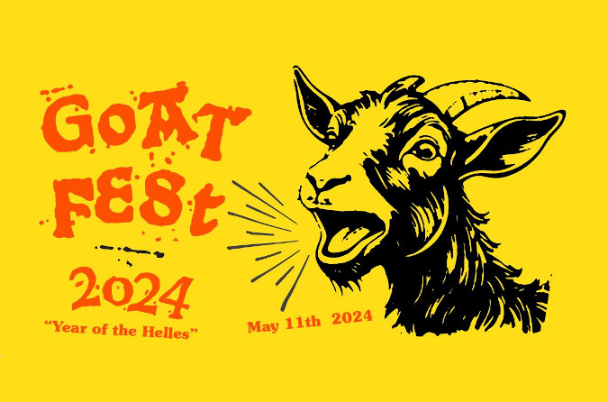 A poster for goatfest 2024.