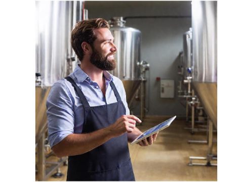 Brewery worker using a vpn.