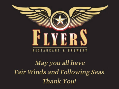 Flyers Restaurant and Brewery announces its closure.