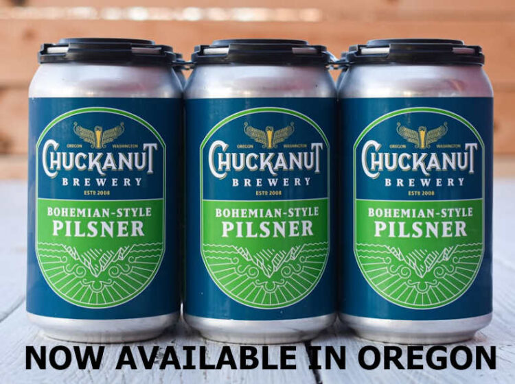 Cans of beer from chuckanut brewery