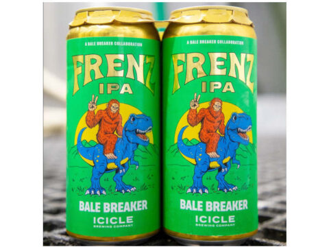 Two cans of Frenz IPA from Bale Breaker Brewing