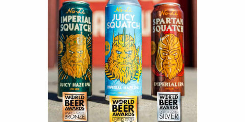 Three cans of beer from No-Li Brewhouse