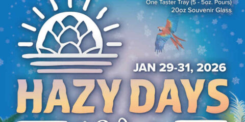 Hazy Days of Winter kicks off Thursday at 5 Rights Brewing poster for the hazy days event
