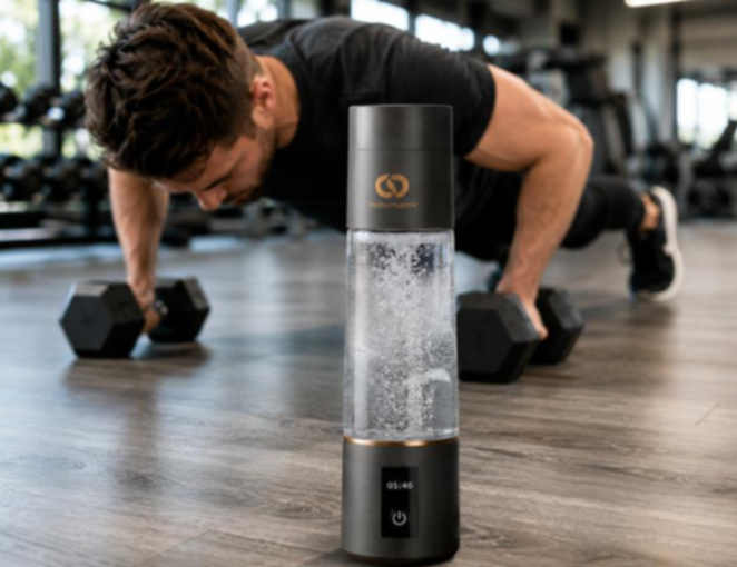 PUREPEBRIX hydrogen water bottle