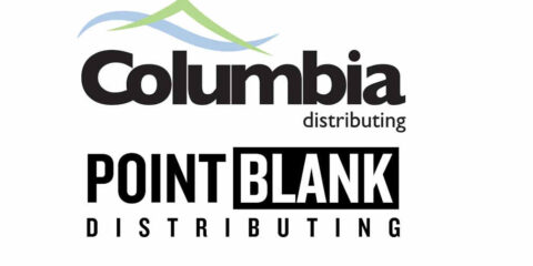 Columbia Distributing is acquiring Point Blank Distributing. Logos for two beer distributors against a white background
