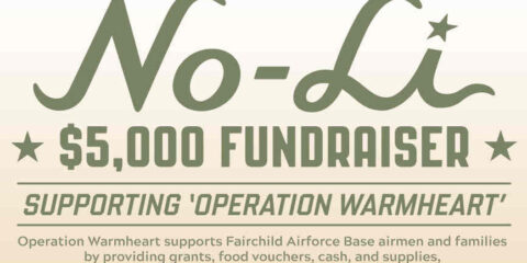 No-Li Brewhouse Is Raising $5,000 for Fairchild AFB Families — Here’s How You Can Help A poster for a fundraiser at No-Li Brewhouse