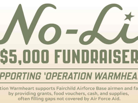 No-Li Brewhouse Is Raising $5,000 for Fairchild AFB Families — Here’s How You Can Help A poster for a fundraiser at No-Li Brewhouse