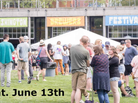 Washington Brewers Festival 2026: From Bomb Shelter to Space Needle People gathered at a beer festival