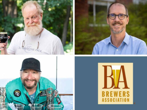 Brewers Association announces the recipients of its 2026 Industry Awards headshots of four men, winners of this year's awards