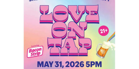 A colorful poster for a beer release party
