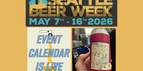 A flyer for seattle beer week
