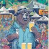 poster for an anniversary party at a brewery