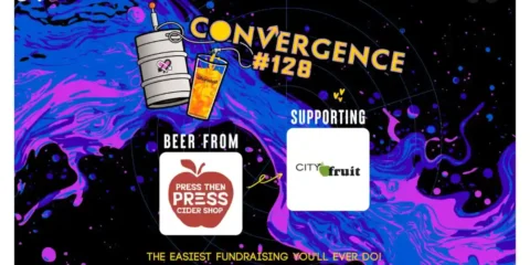 A colorful poster for a Convergence Series event