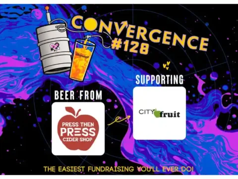 Watershed Pub & Kitchen and Republic of Cider Converge for a Special Event A colorful poster for a Convergence Series event